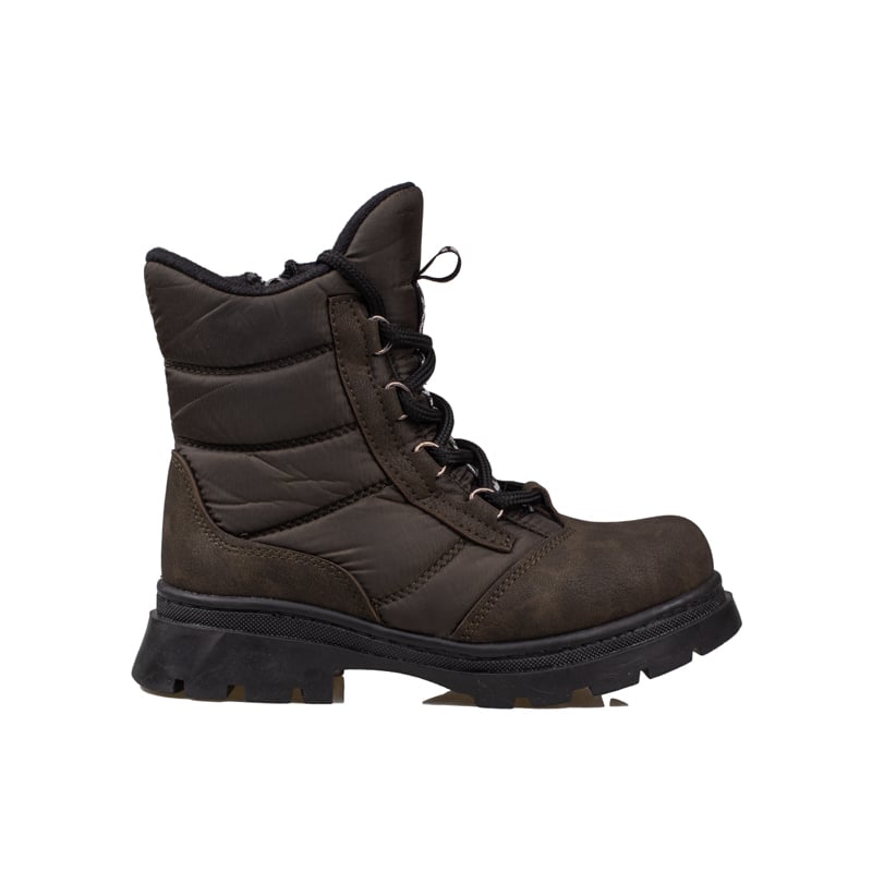 Trend AdımlarTrend Adımlar Yeşil Fermuarlı Kalın Taban Çocuk Postal Bot