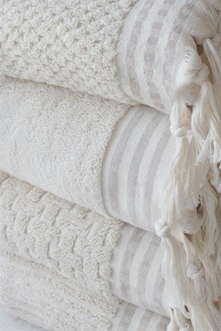 Natural Hand Towel - Ephesus