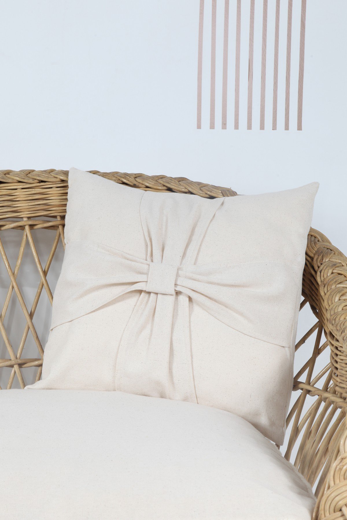 Bohem Cushion Cover Bow 45x45 Cm
