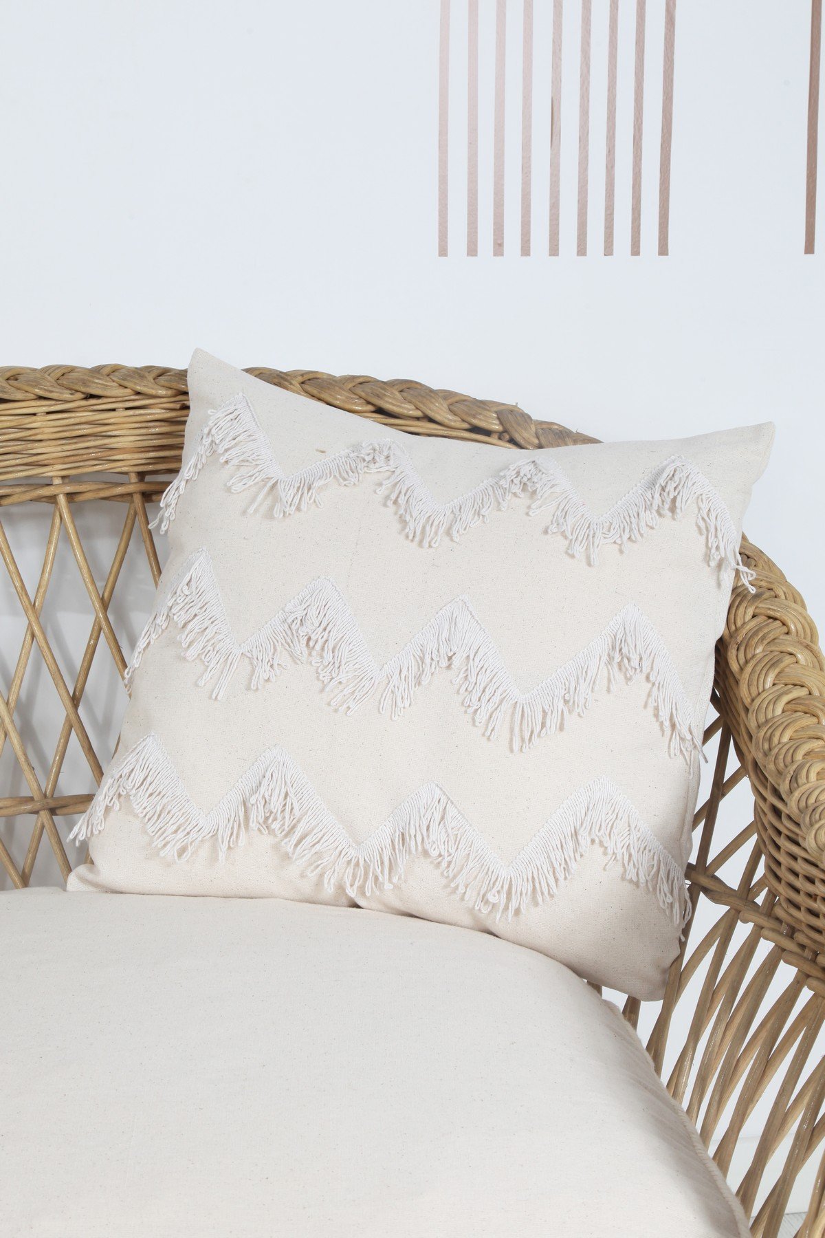 Bohem Cushion Cover Zigzag 45x45 Cm