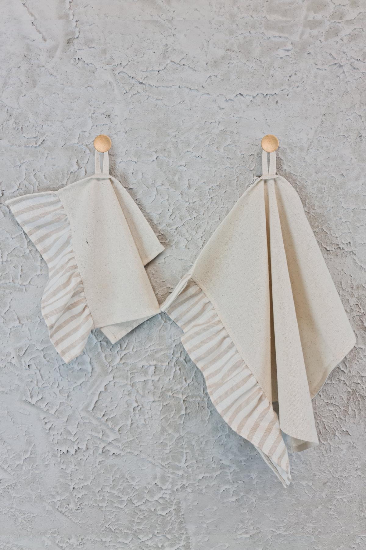 Kurulama Bezi Fırfırlı Retro 2 li