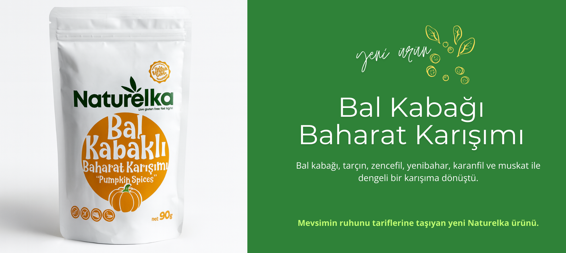 naturelka bal kabaklı baharat