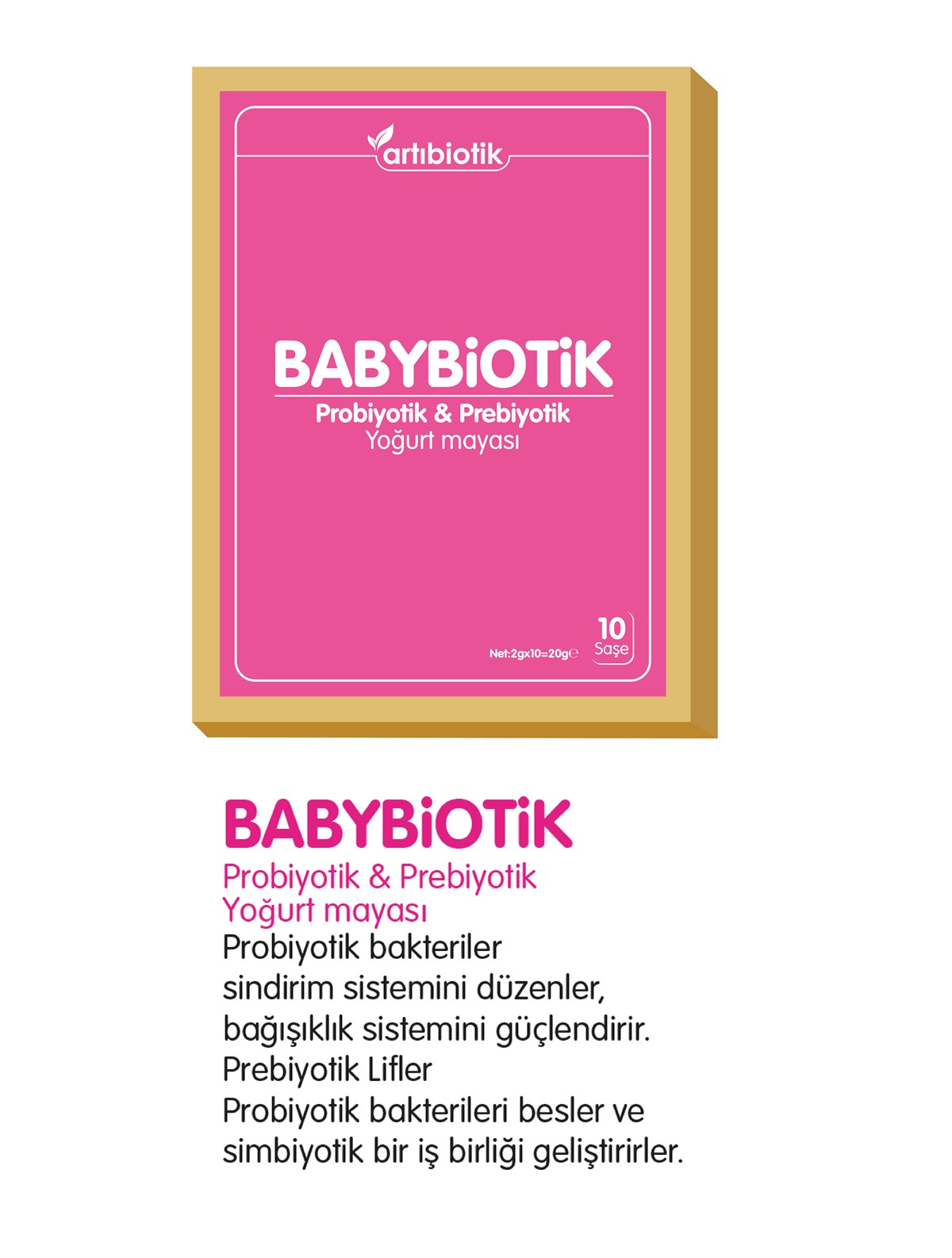 ARTIBİOTİK Babybiotik Prebiotik Yogurt Mayasi