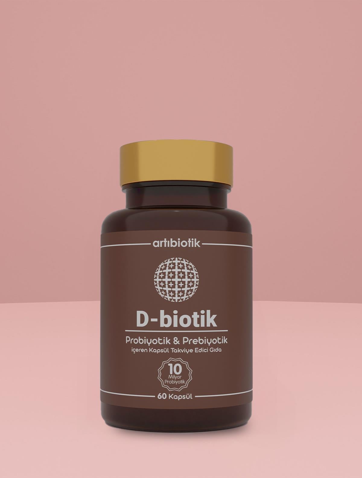 Artıbiotik D-biotik(60 Kapsül)