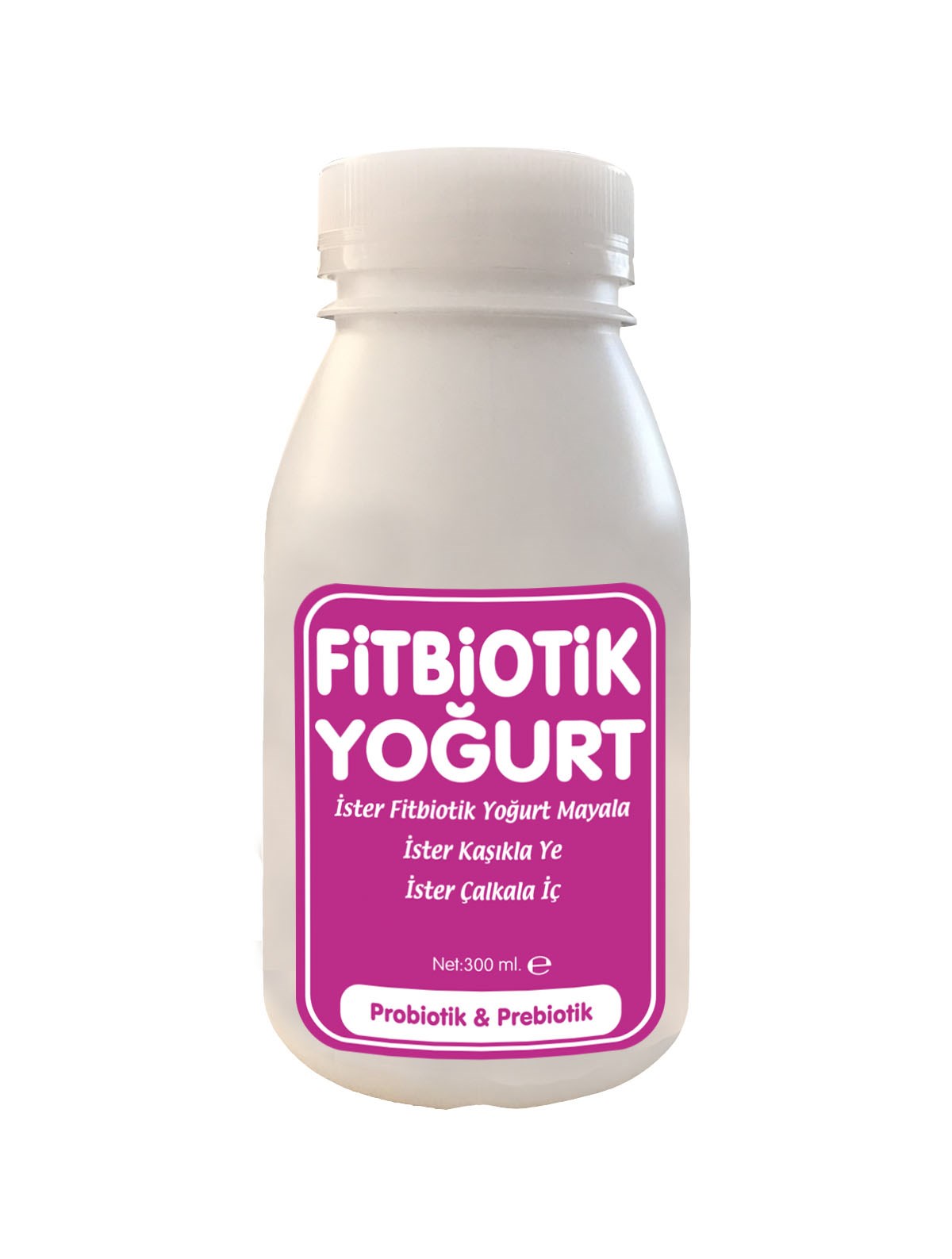 Fitbiotik Yoğurt  (İster Fitbiotik Yoğurt Mayala İster kaşıkla ye, İster Çalkala İç) 300g.