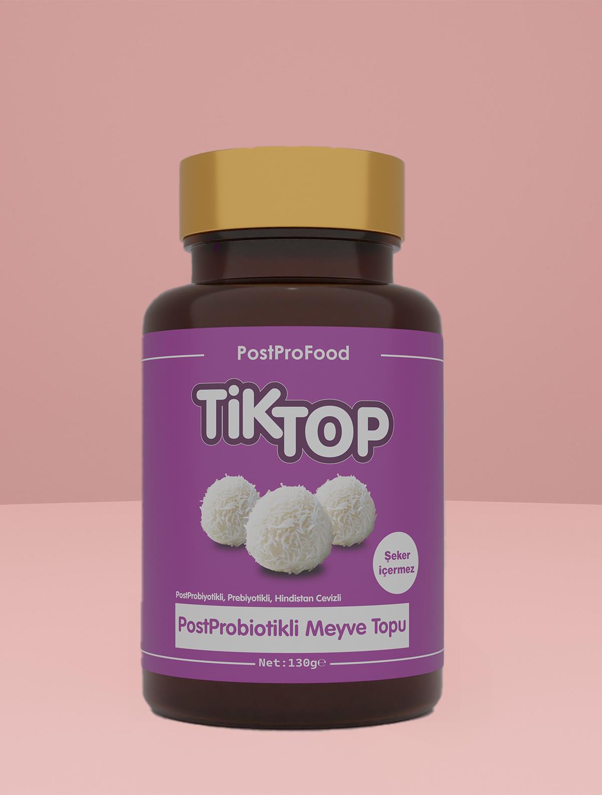 Postbiotik Hindistan Cevizli Meyve Topu