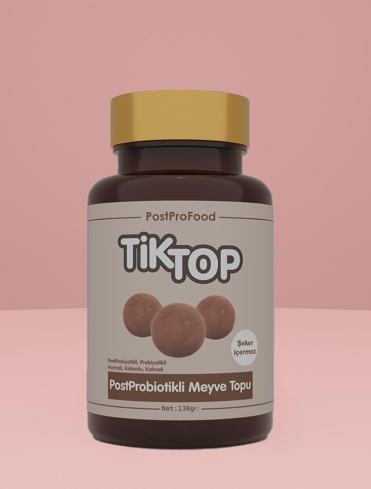 Postbiotik Hurmalı Kakao Kaplamalı Kahveli Meyve Topu