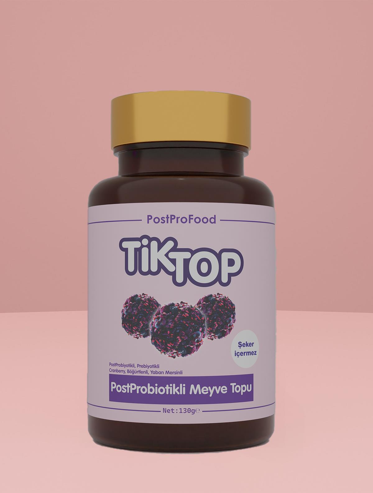 Postbiotik Orman Meyveli Meyve Topu