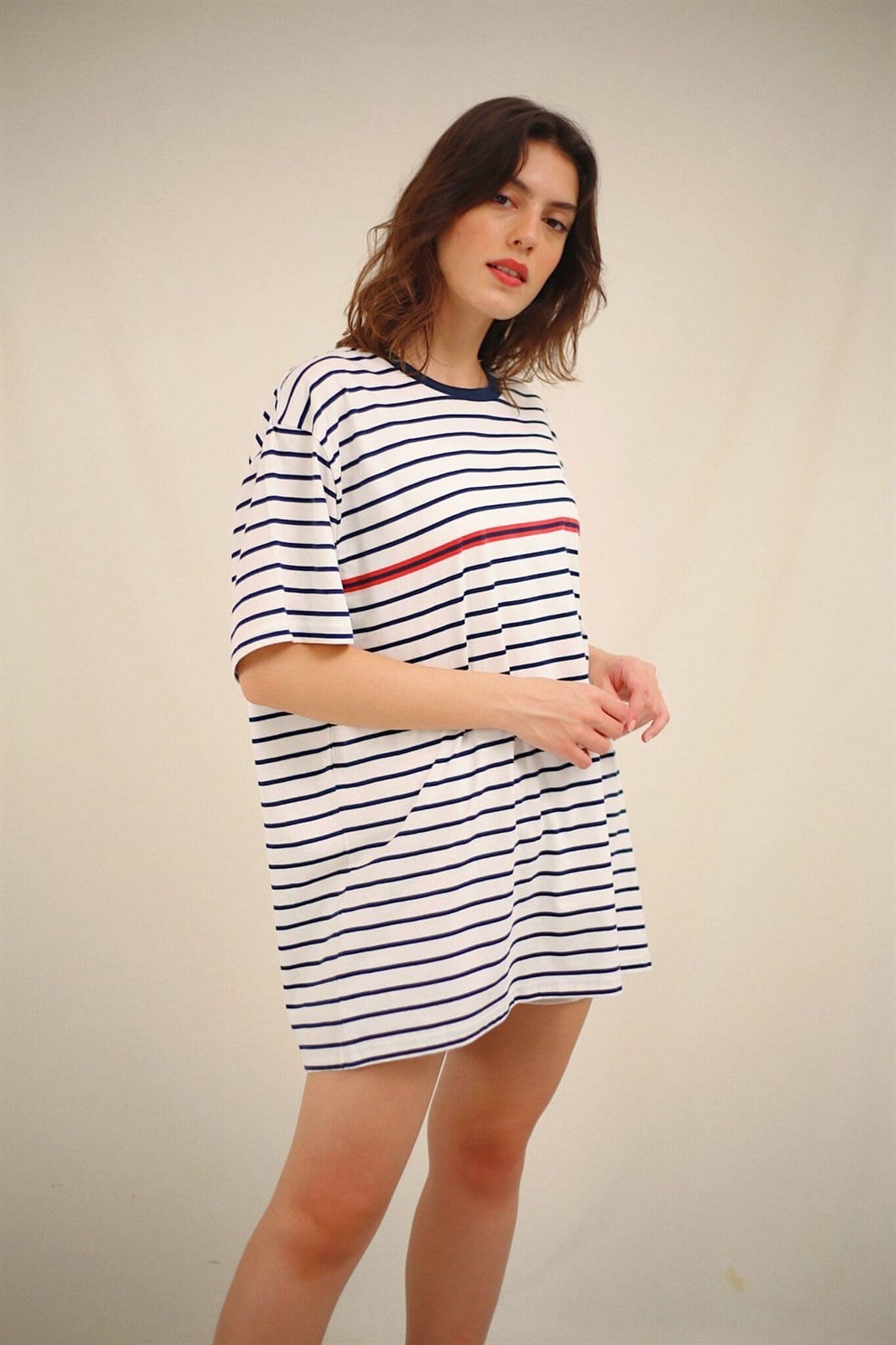 90lar Çizgili T-shirt