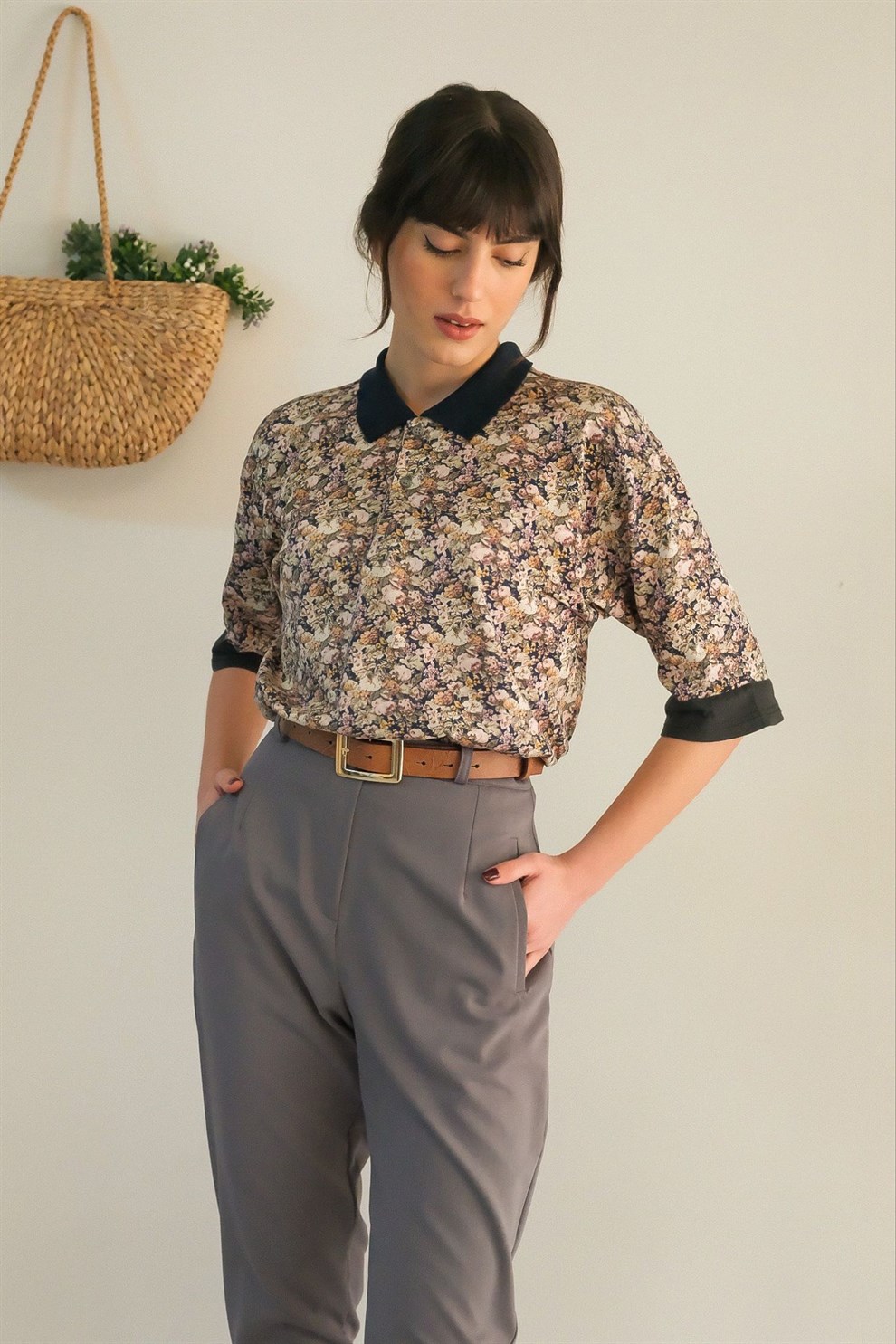 90lar Floral T-shirt