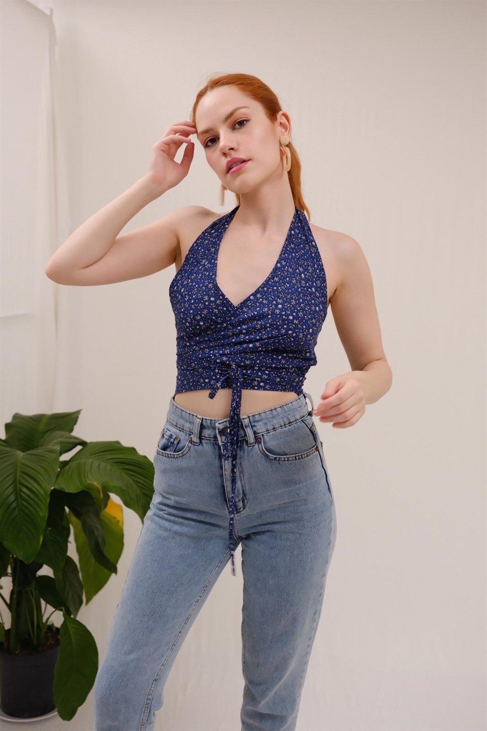 Anvelop Bağlamalı Bluz