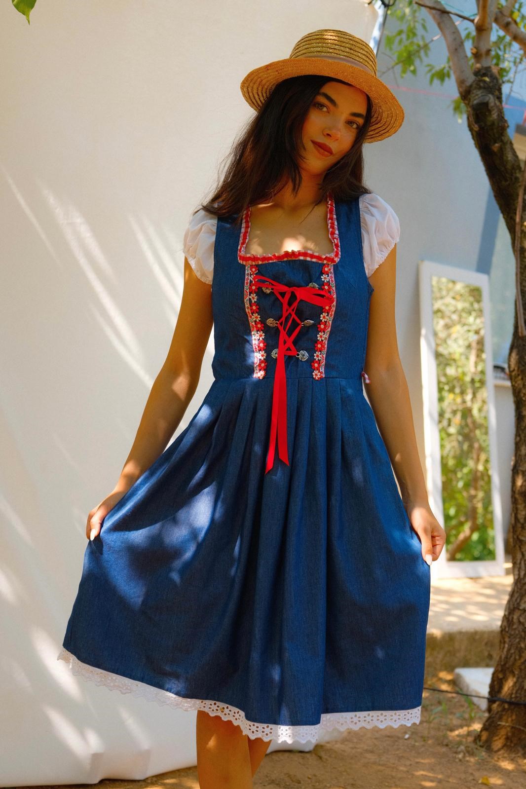 Bavyera Kot Elbise & Crop