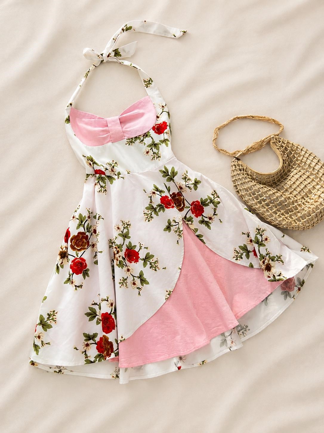 Floral 00's Elbise