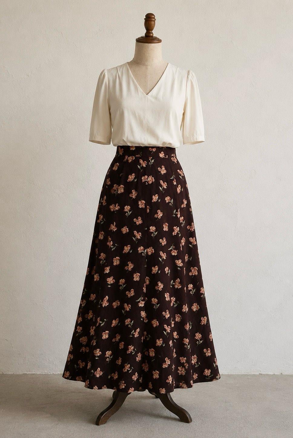 Krep Floral Etek