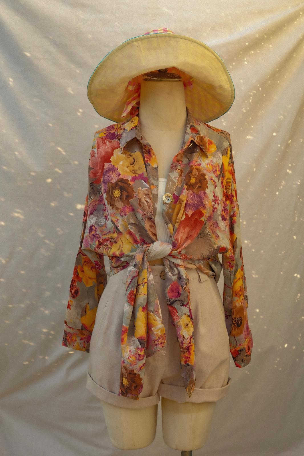 Viskon Floral Gömlek