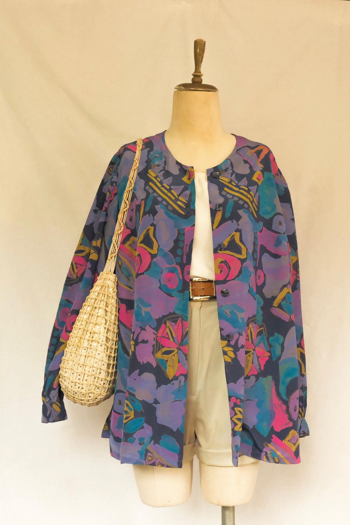 80ler Desenli Gömlek