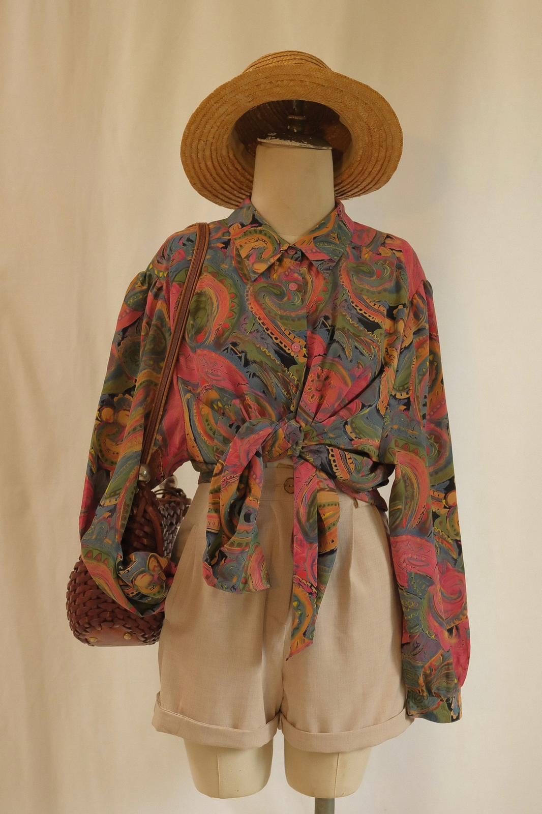 80ler Desenli Gömlek