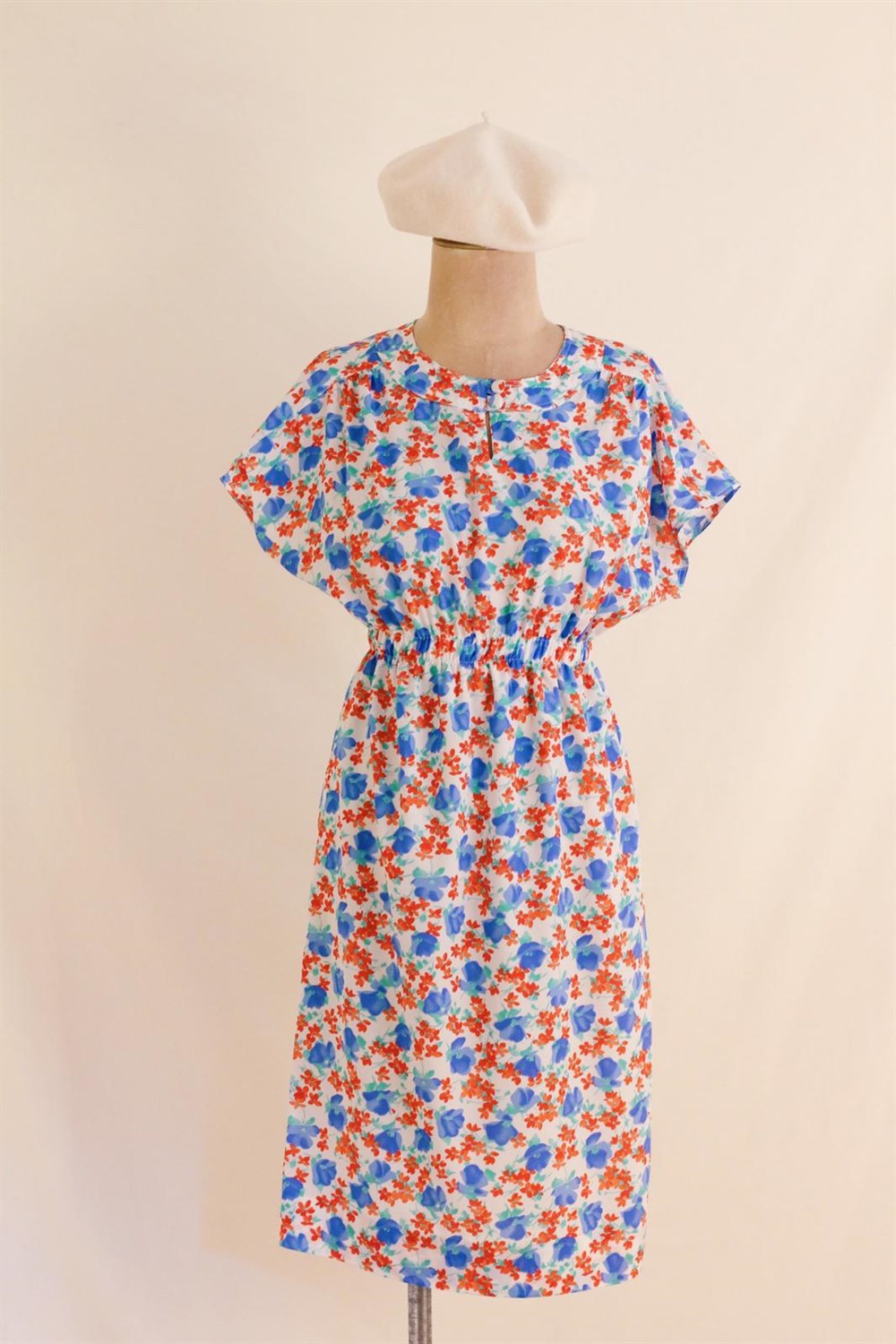 80's Floral Patterned Dress