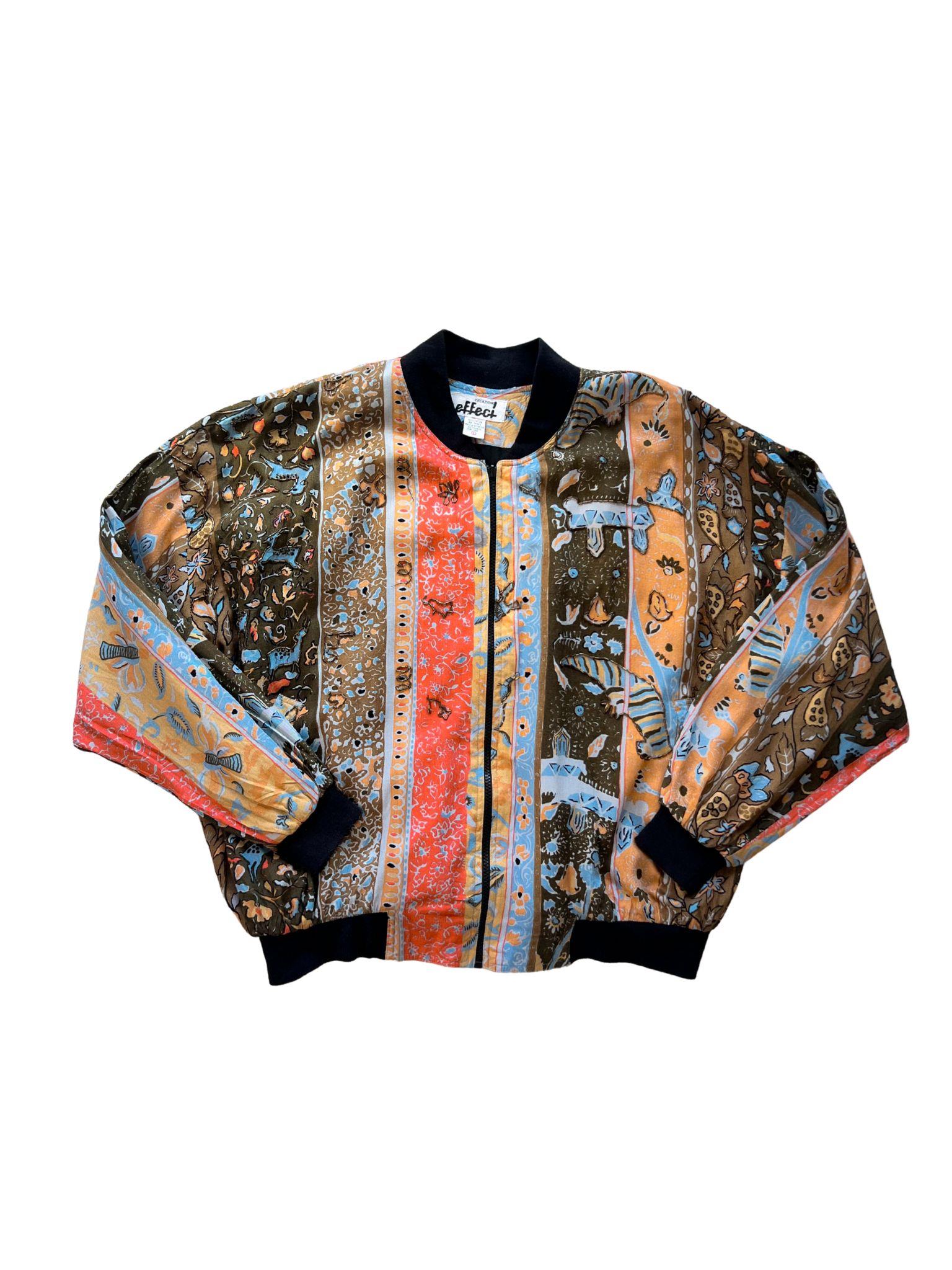 80ler Renkli Bomber