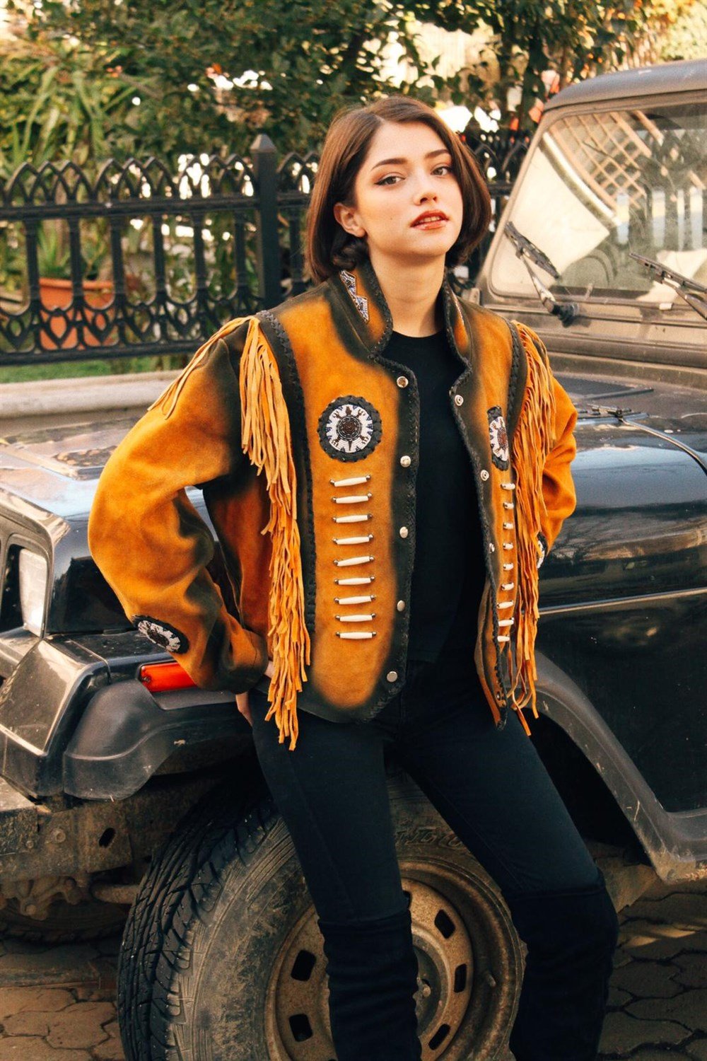 80's Suede Fringe Jacket