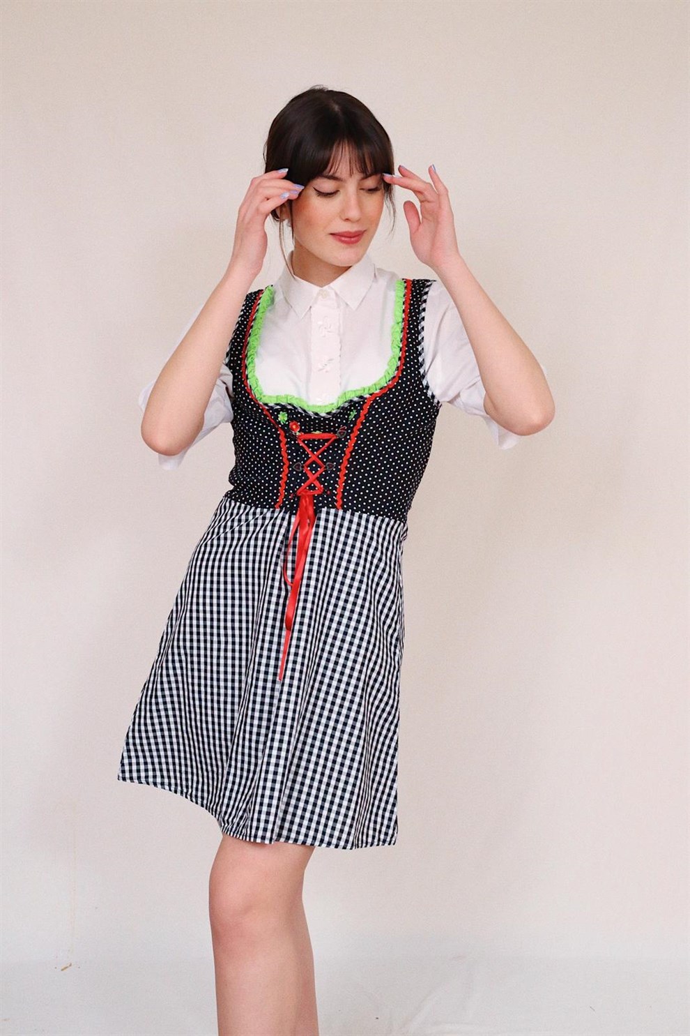 90lar Bavyera Elbise