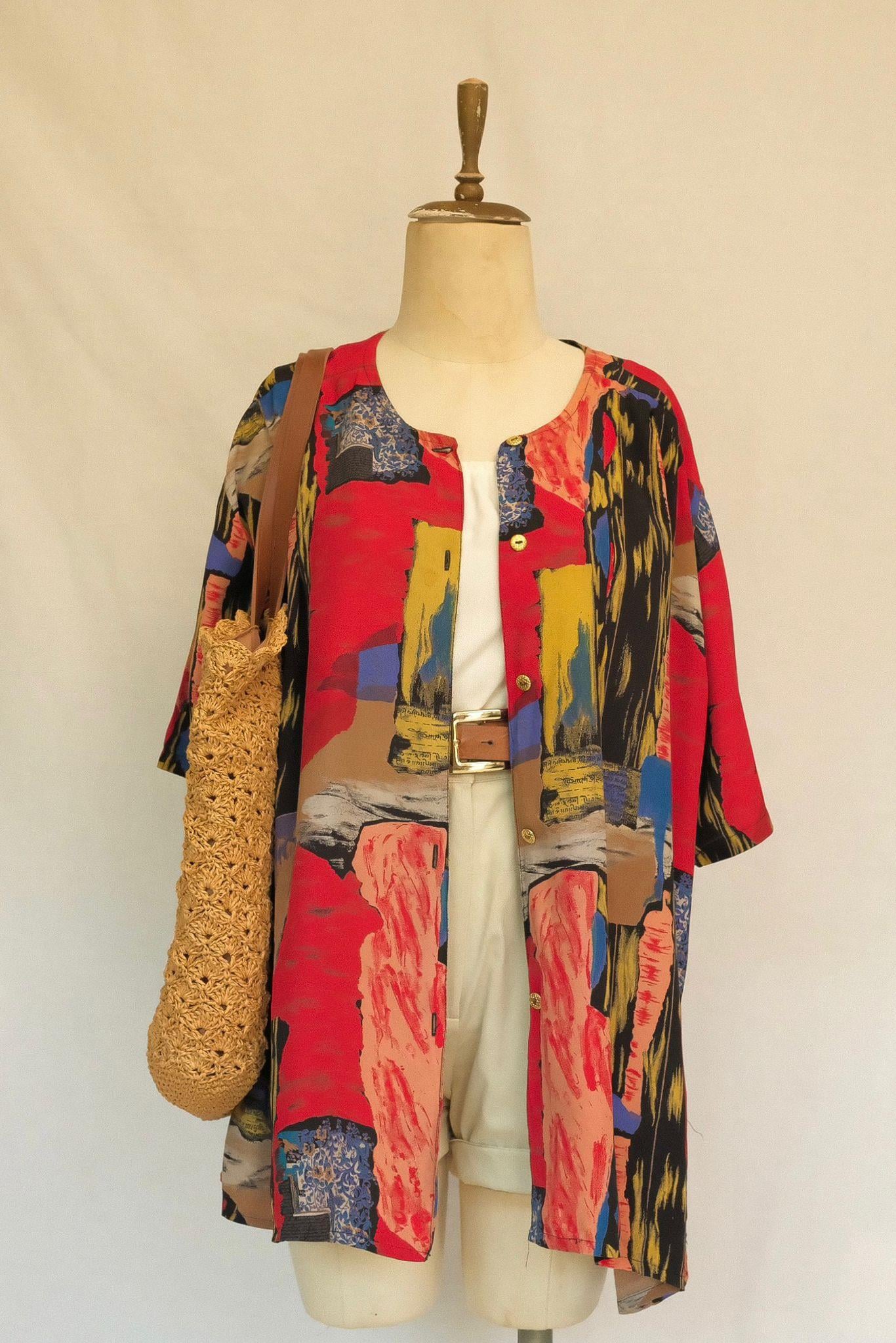 90lar Kimono Gömlek