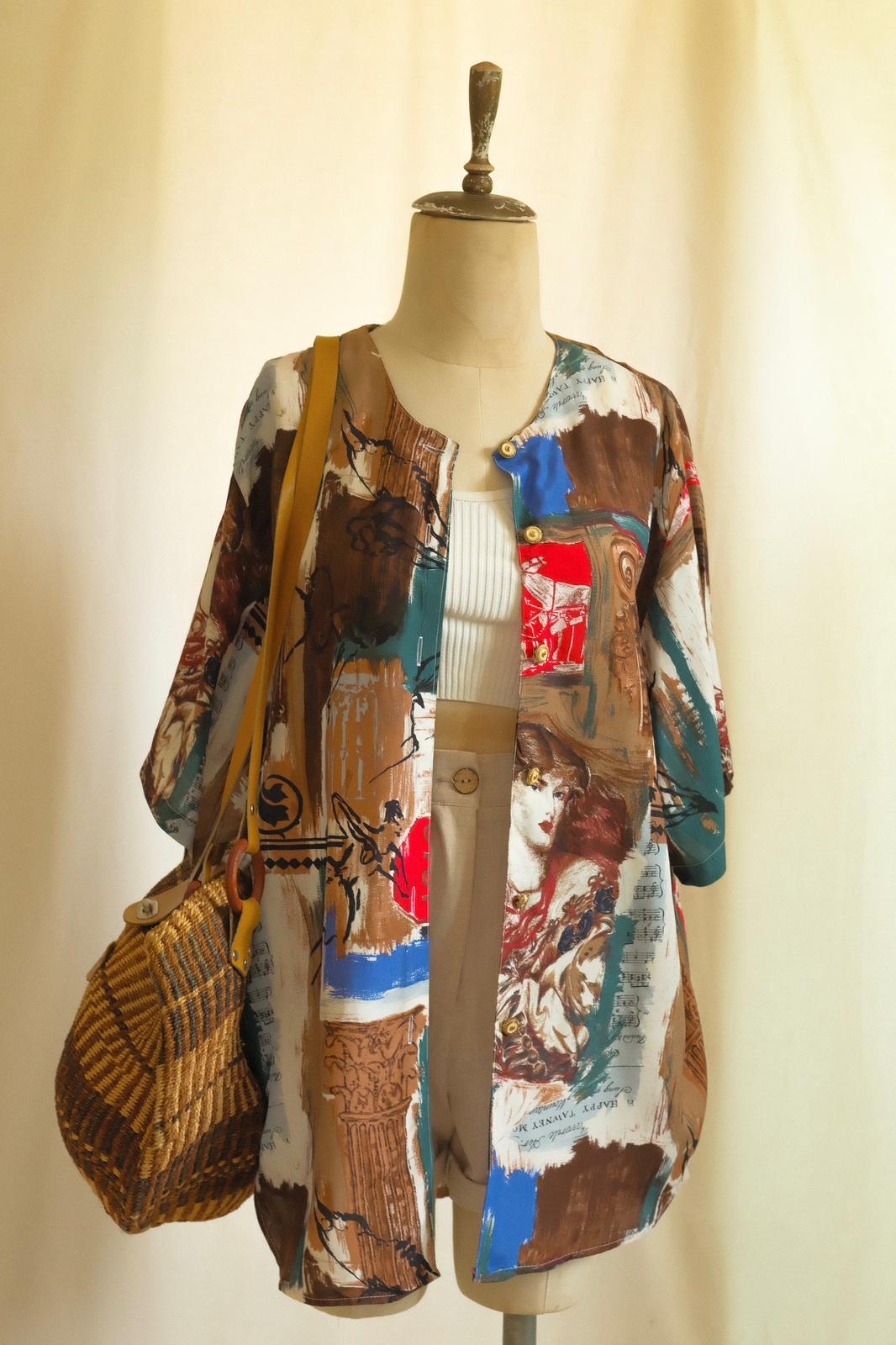 90lar Kimono Gömlek