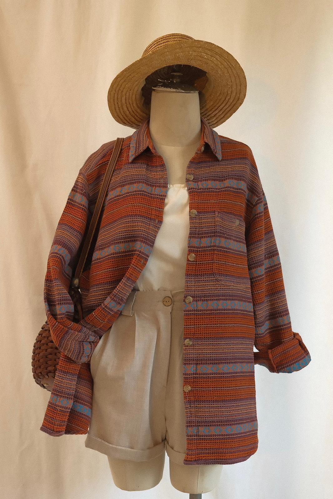 90lar Örme Oduncu Gömlek