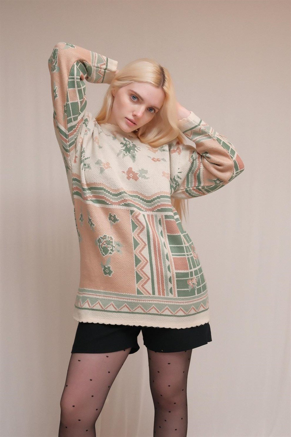 90lar Pastel Kazak