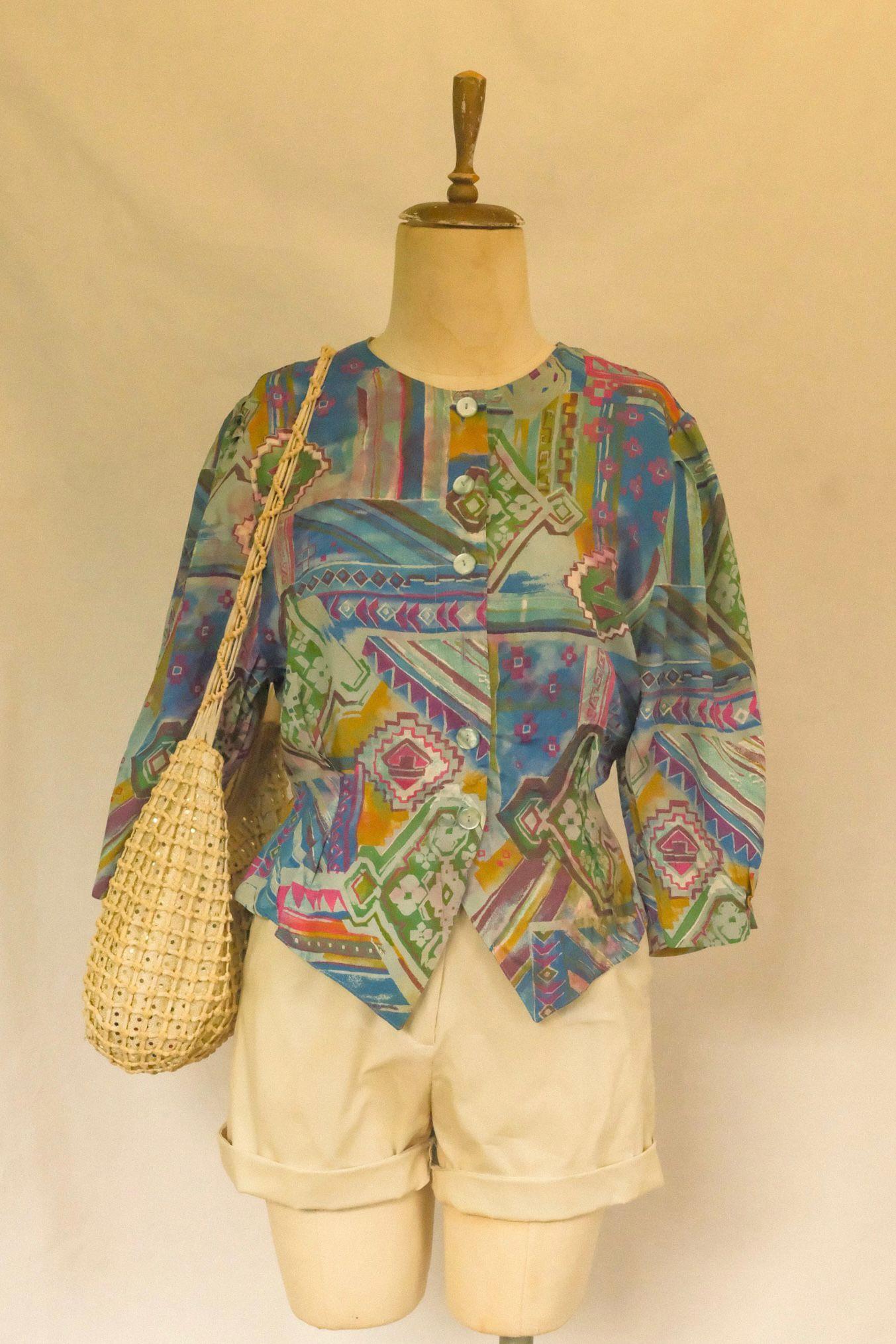 90lar Peplum Gömlek