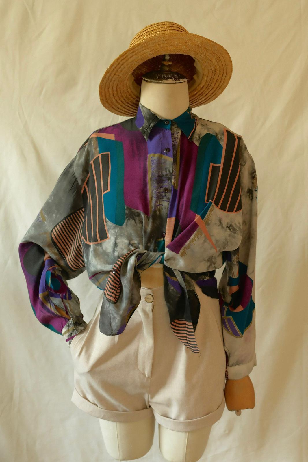 Abstrack Desen Gömlek