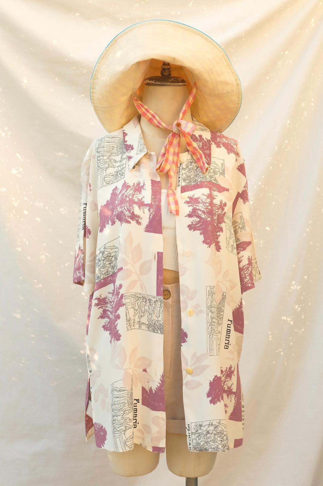 Ağaç Desenli Gömlek