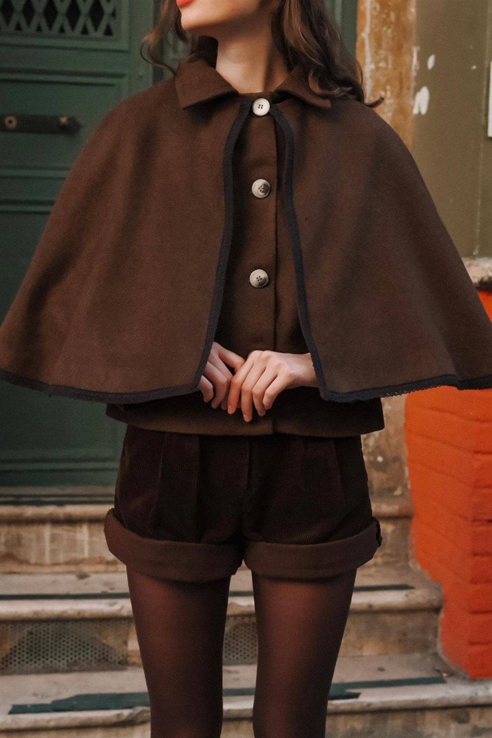 Büyükannemin Sandığı Vintage Giyim Ceket Bettyhill Pelerin Ceket