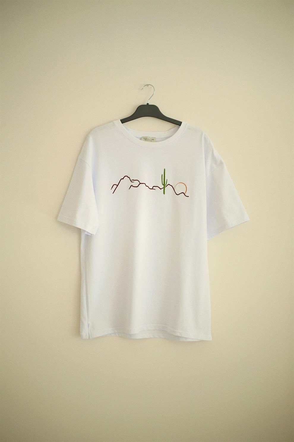 Beyaz Desert Erkek T-shirt