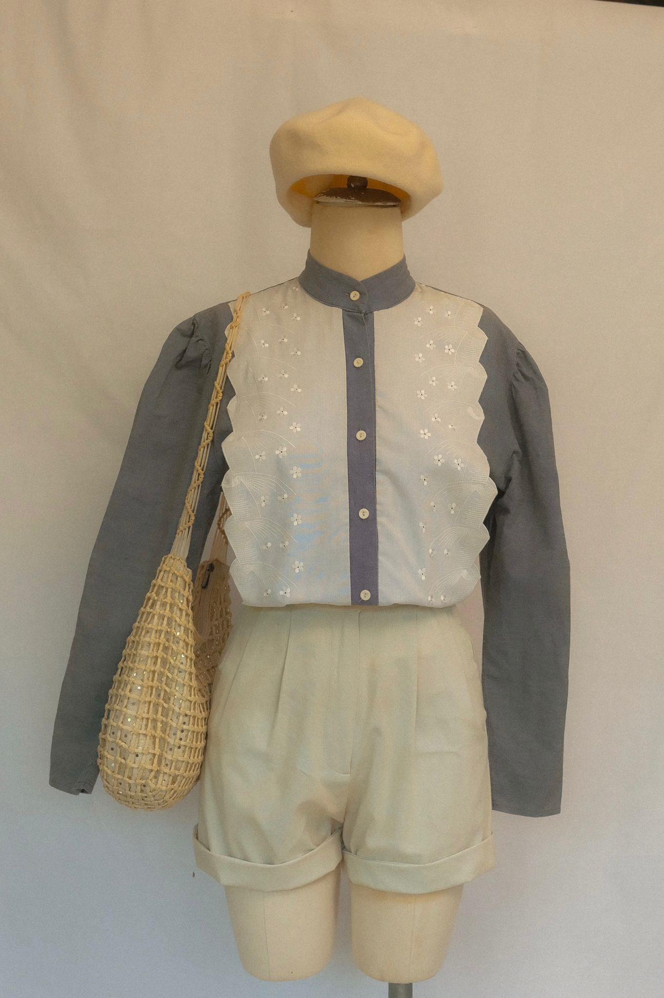 Delikişi Detaylı Gömlek