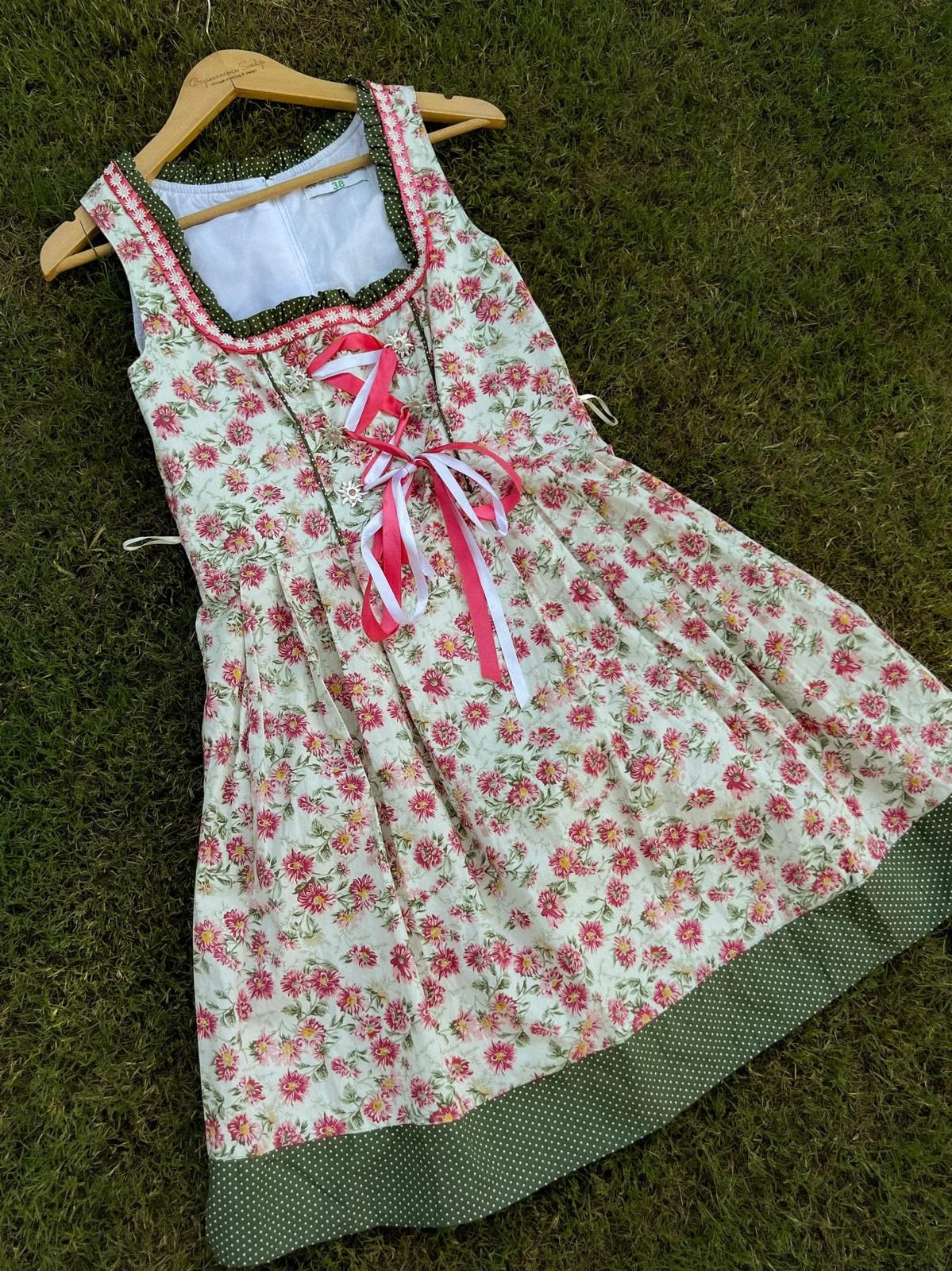 Floral Bavyera Elbise