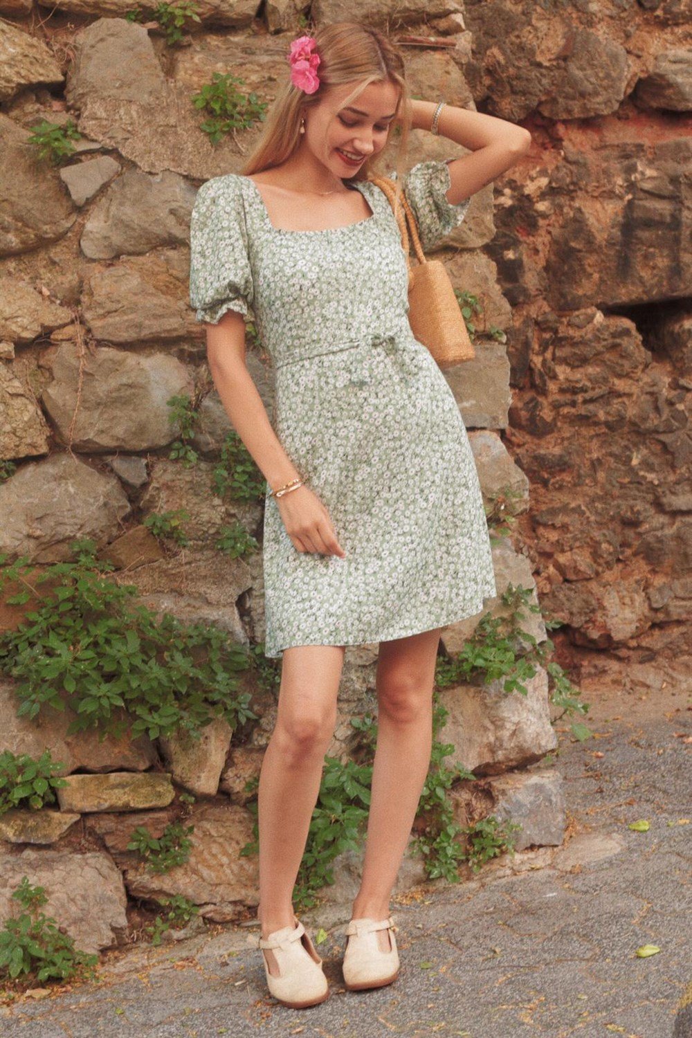 Floral Clementine Dress