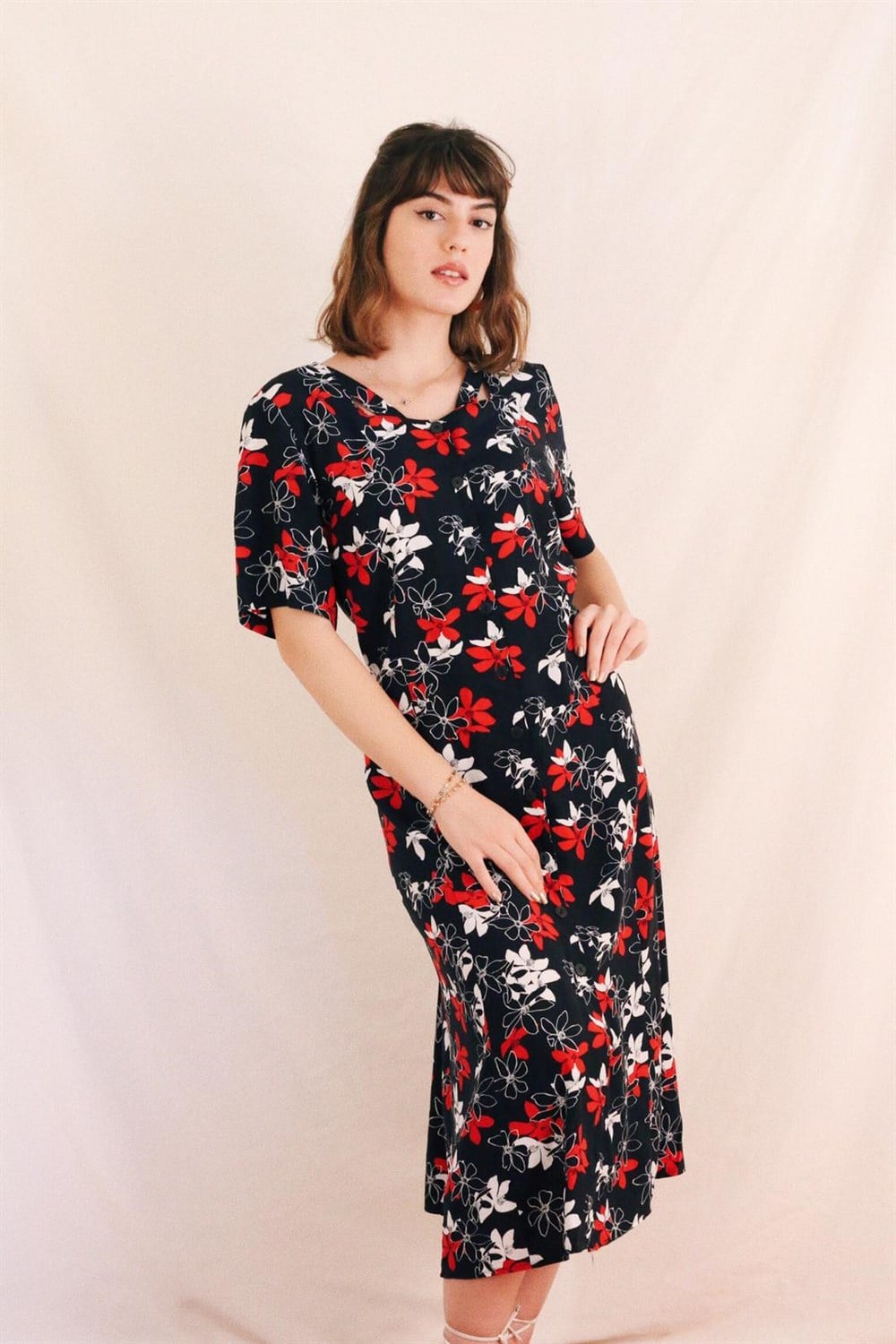 Floral Patterned Dress