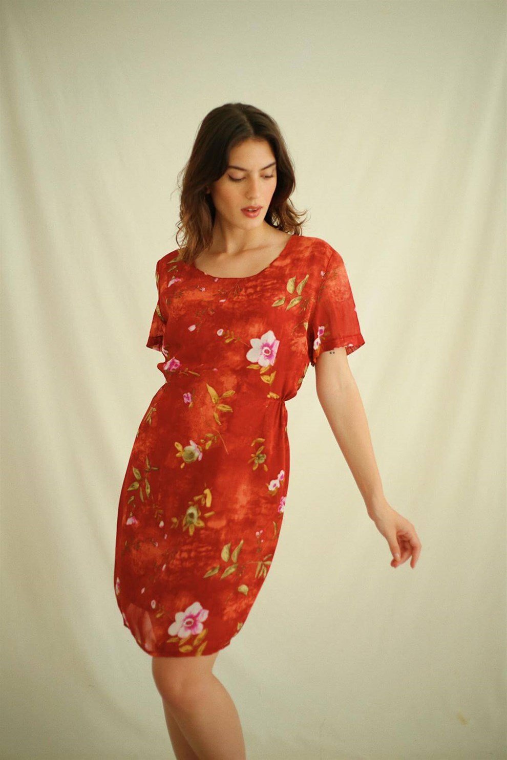 Floral Elbise
