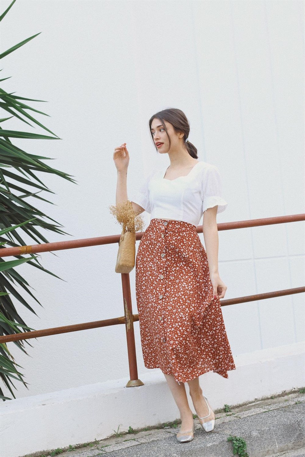 Floral Monroe Skirt
