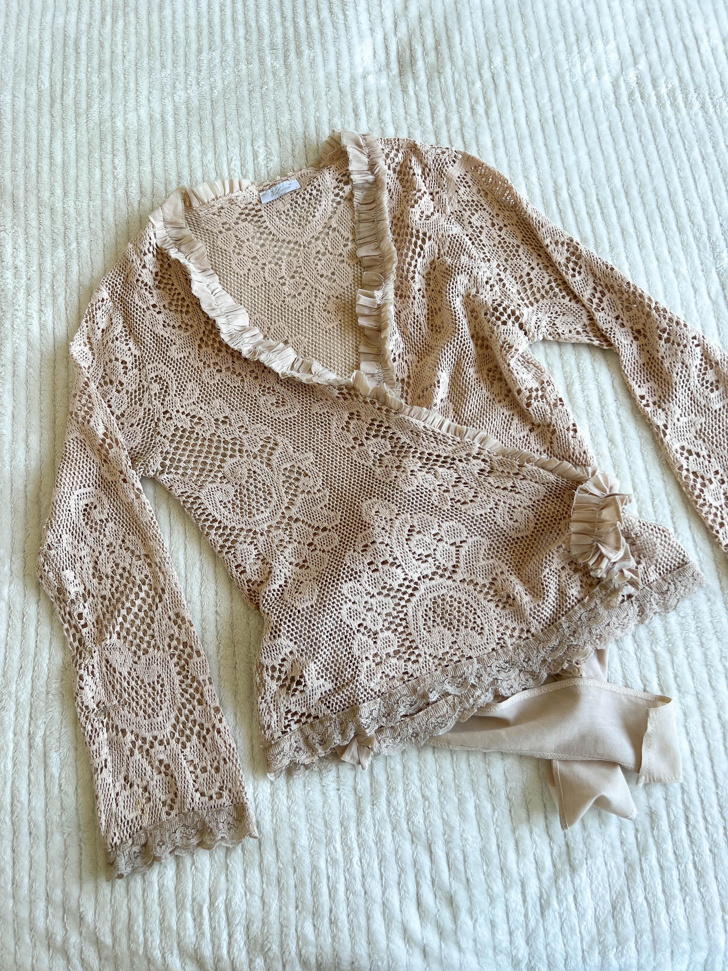 Fransız Dantelli Anvelop Bluz