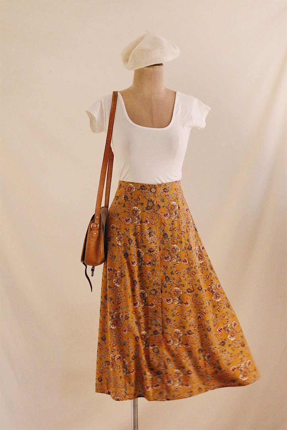 Mustard Monroe Skirt