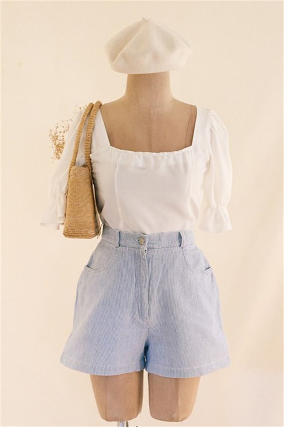 Kırık Beyaz Clementine Bluz