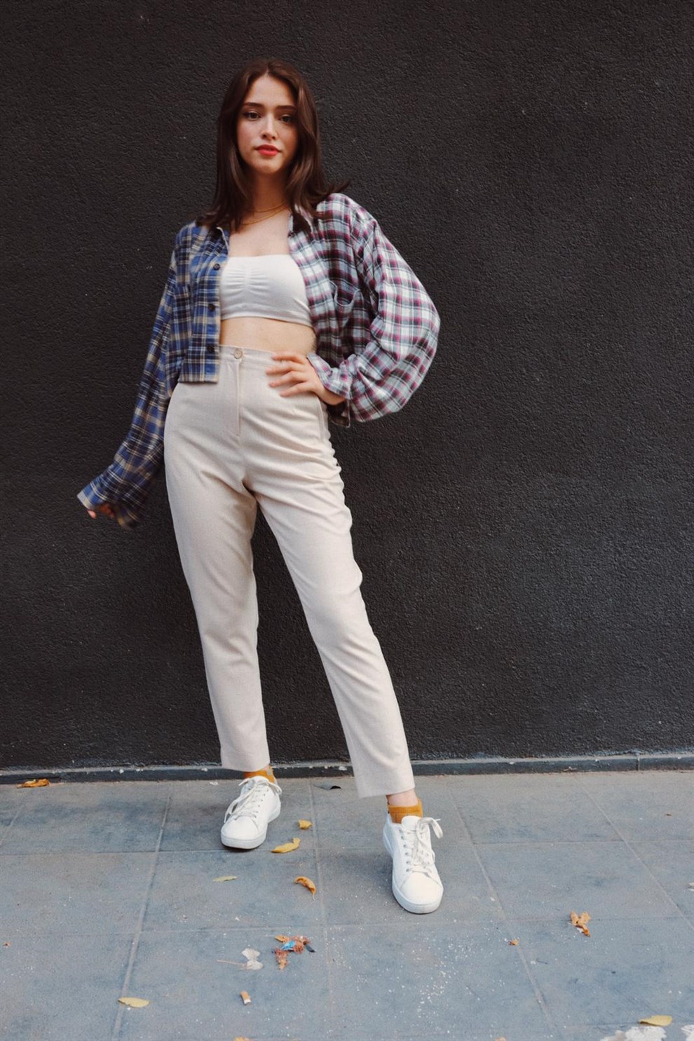 Cream Meggy Pants