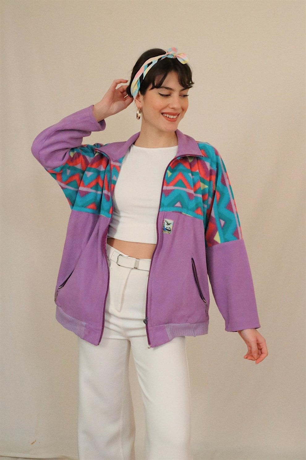 Mor Desenli Polar Bomber