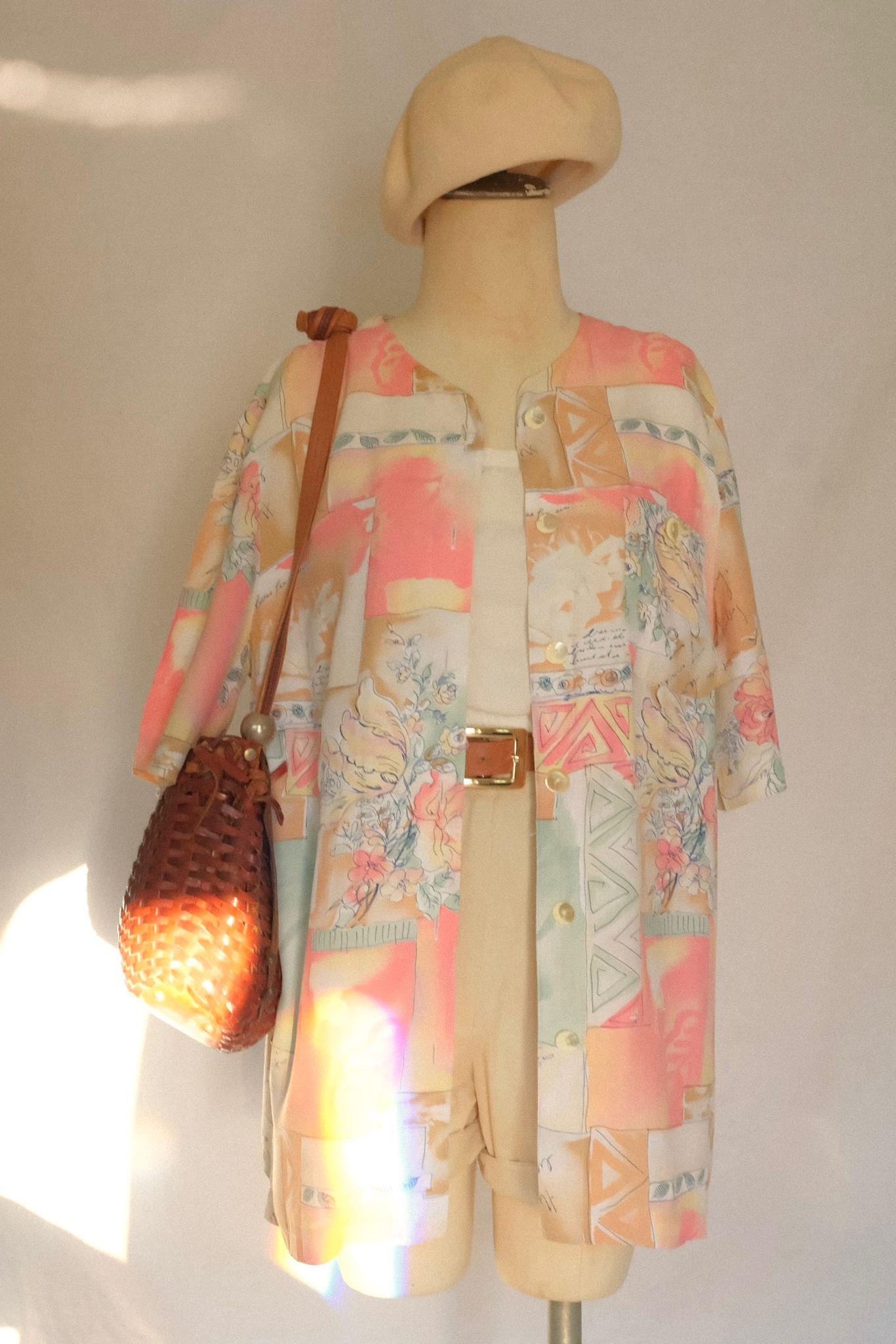 Pastel Kimono Gömlek