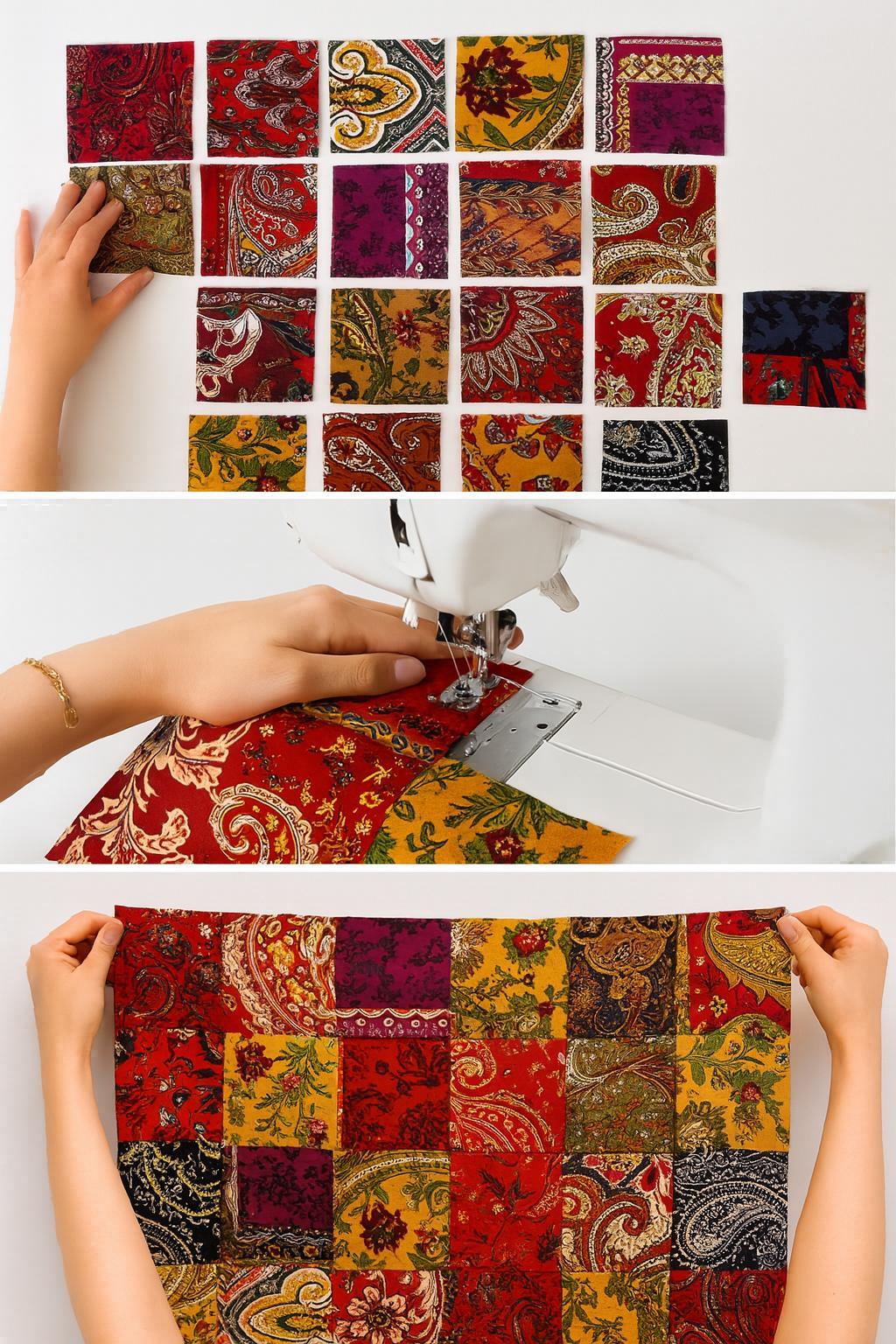 Reworked Patchwork Reworked Sample Büyükannemin Sandığı Vintage | Elbise