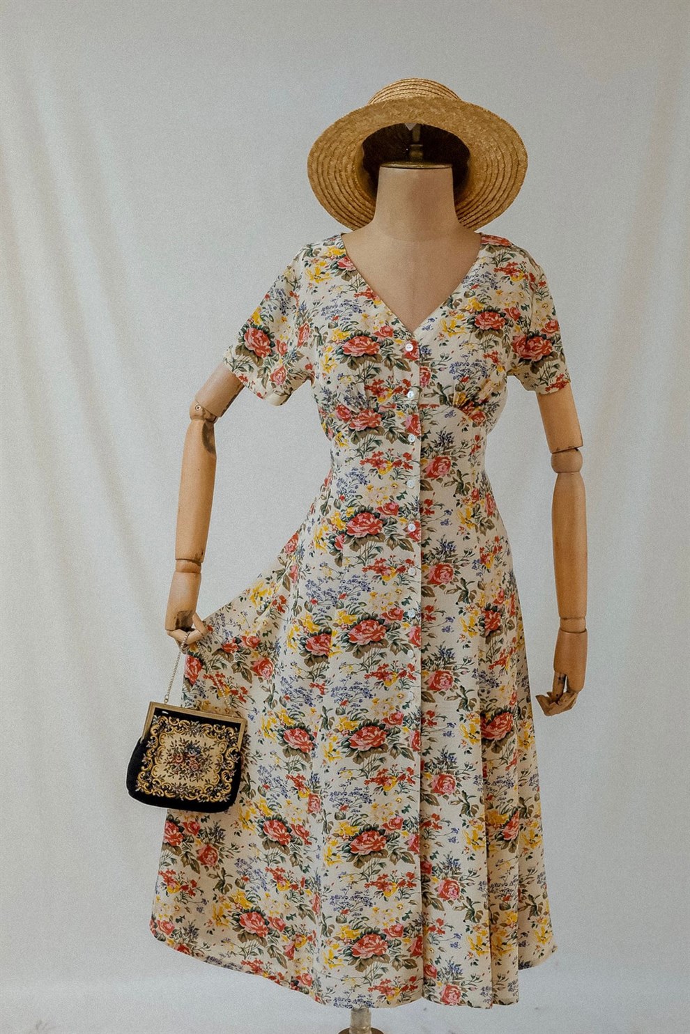Büyükannemin Sandığı Vintage | Elbise | Saf İpek Elbise