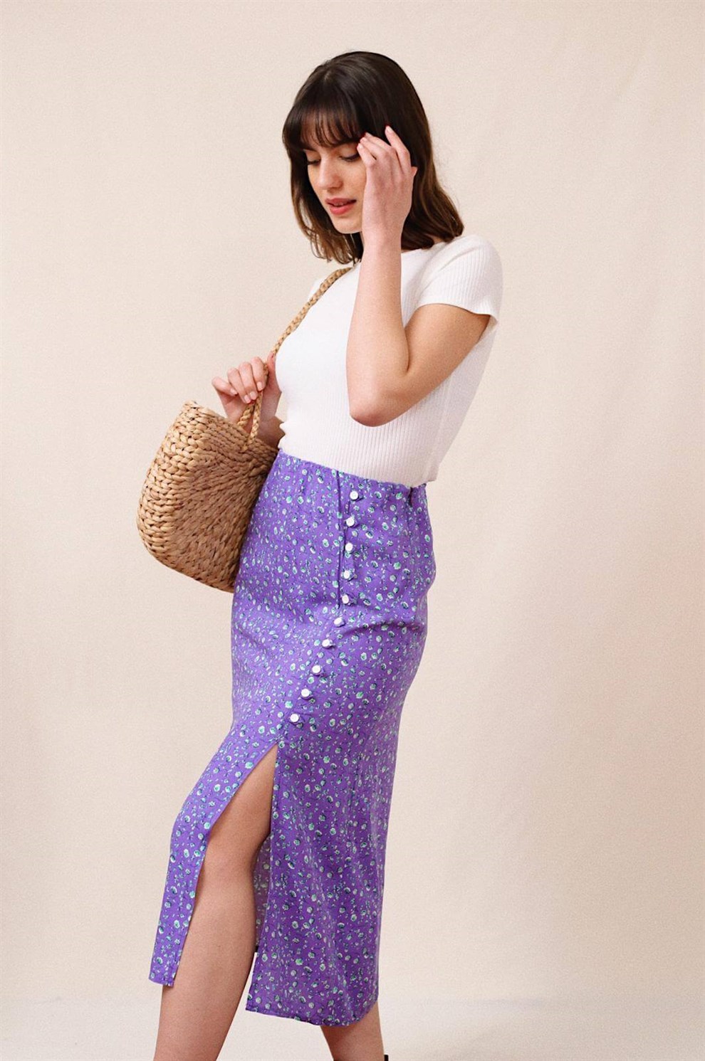 Vivien Purple Skirt