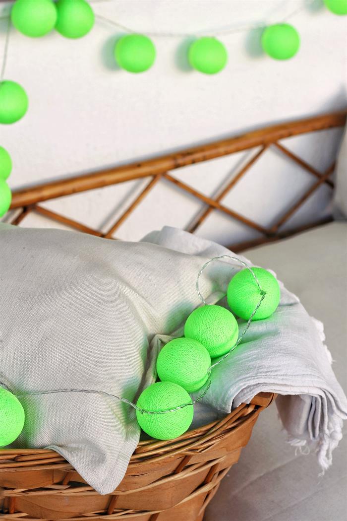 Neon Green Işıklı Top 